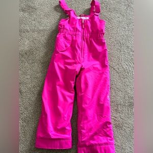 Obermeyer girls ski bib pants size 6